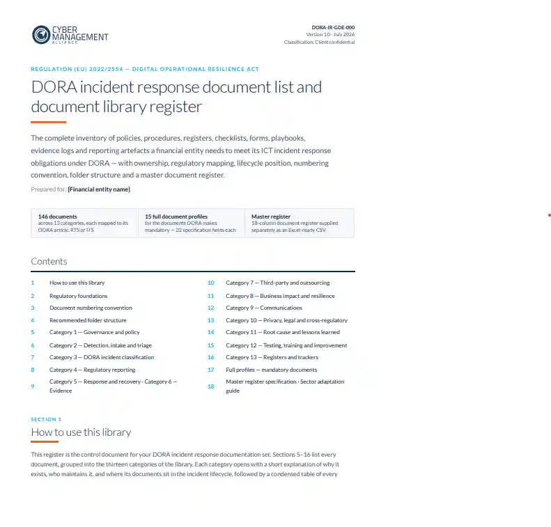 DORA Document Library