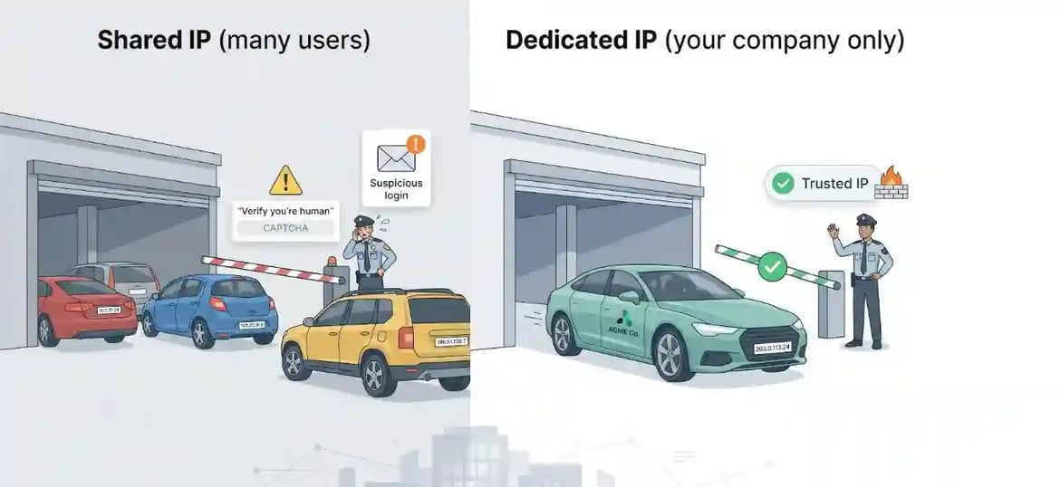 Dedicated IP VPN