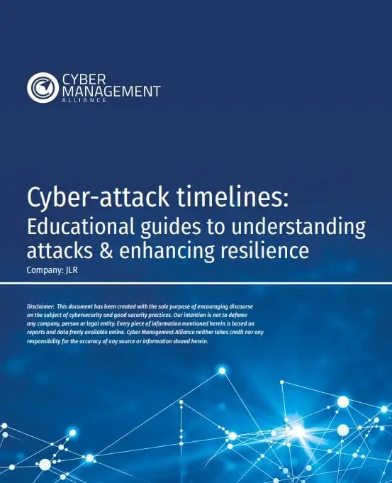 JLR Cyber Attack Timeline Image