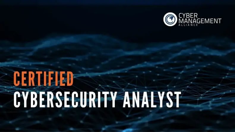 Certified Cybersecurity Analyst
