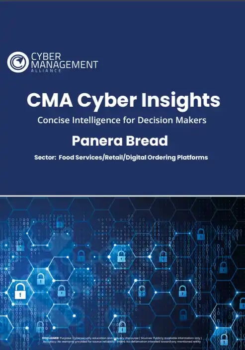 Panera Bread Cover Page