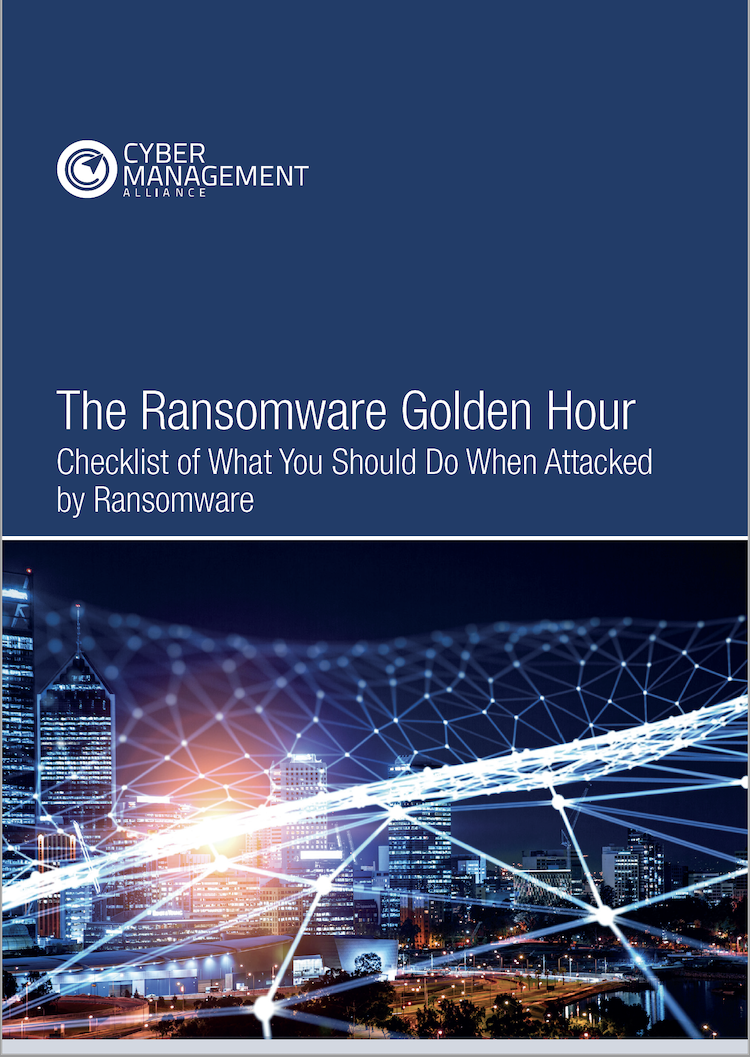 Ransomware Response Checklist Golden Hour