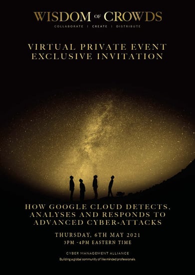 Google Wisdom of Crowds Exclusive Invitation 6th May 2021 USA East
