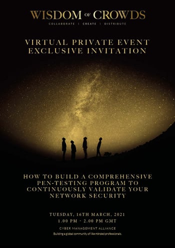 Pcysys Private Exclusive Invitation - 16th March 2021 UK