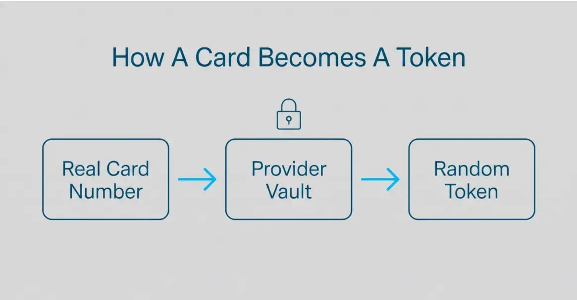 how a card becomes a token