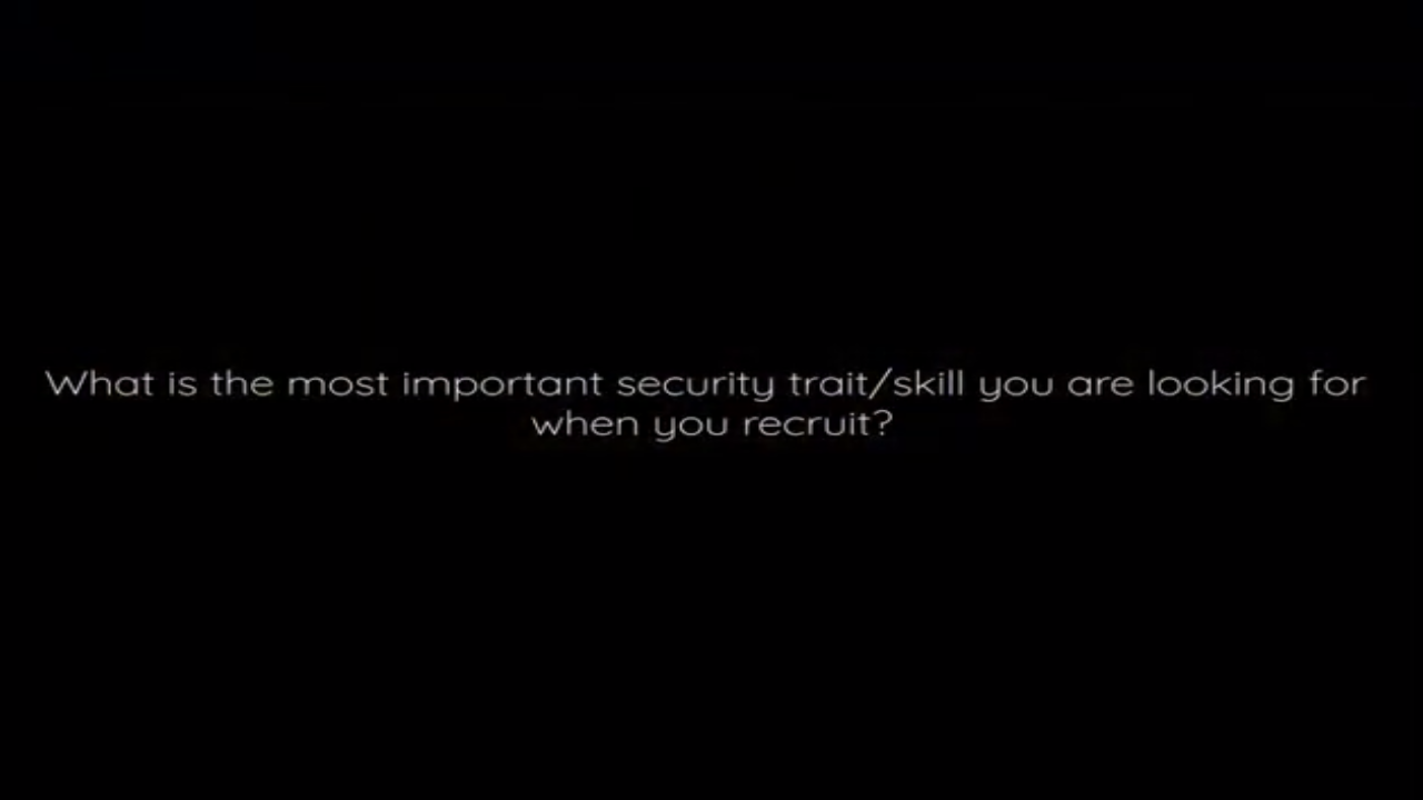 What is the most important trait or skill you look for when hiring?