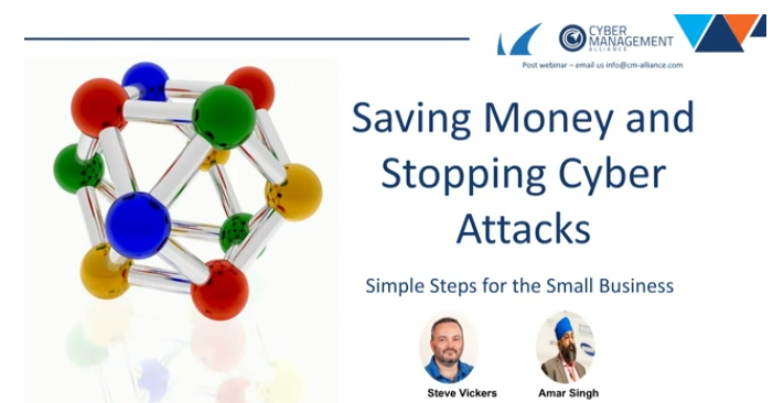 Saving Money and Stopping Cyber Attacks